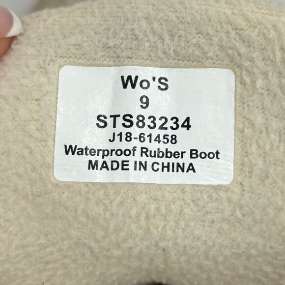 Sperry's Saltwater Sparkle Textile Waterproof Duck Boots - Picture 9 of 11